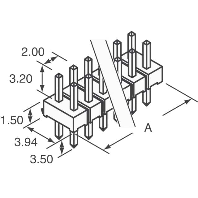 TMM-132-01-S-D Samtec Inc.  Embases à broches mâles